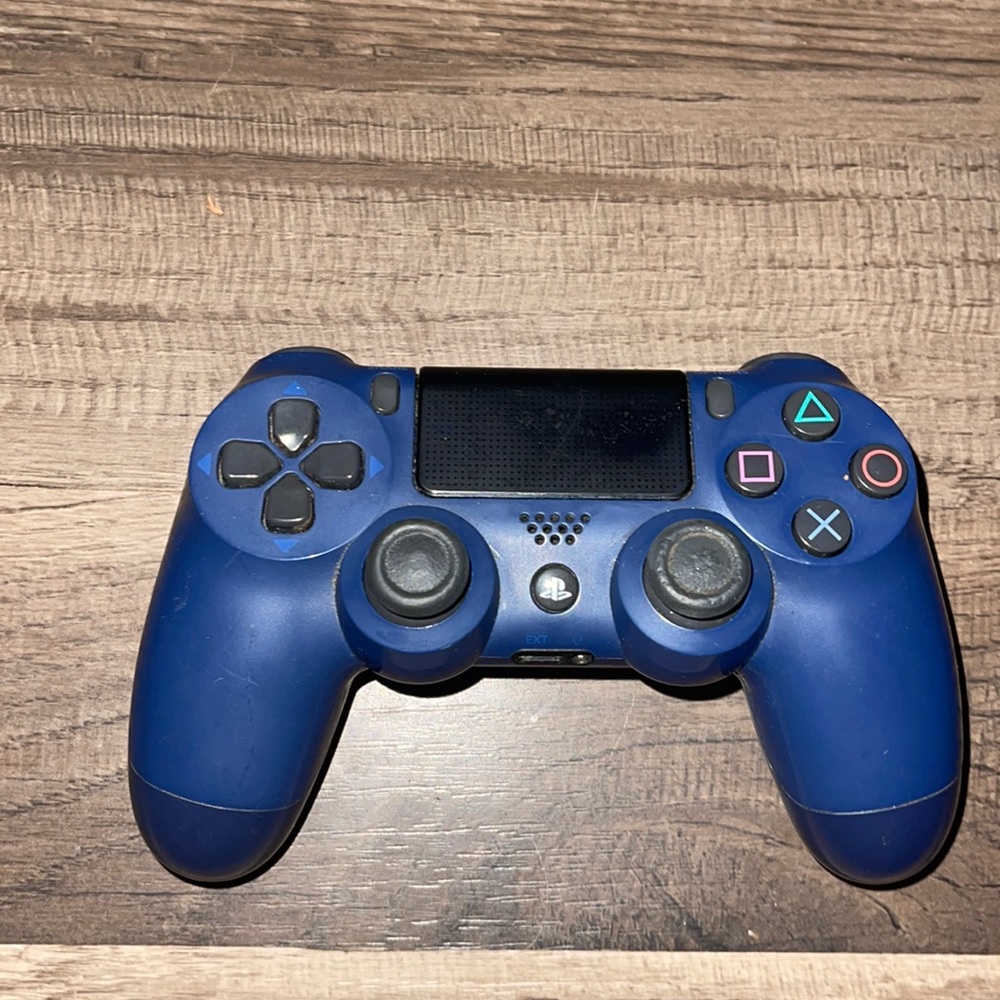 dark blue ps4 controller used